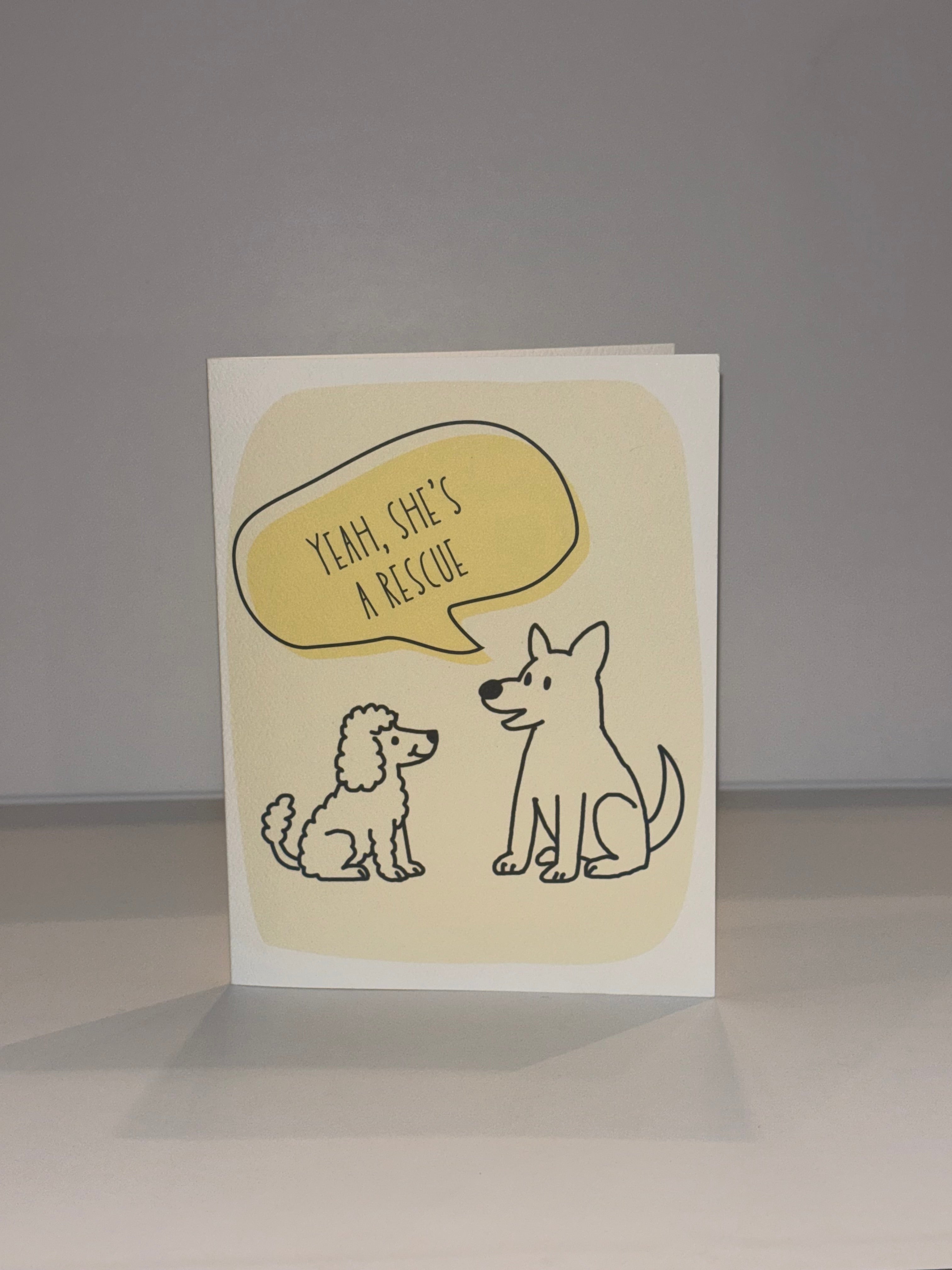 yeah, she's a rescue.