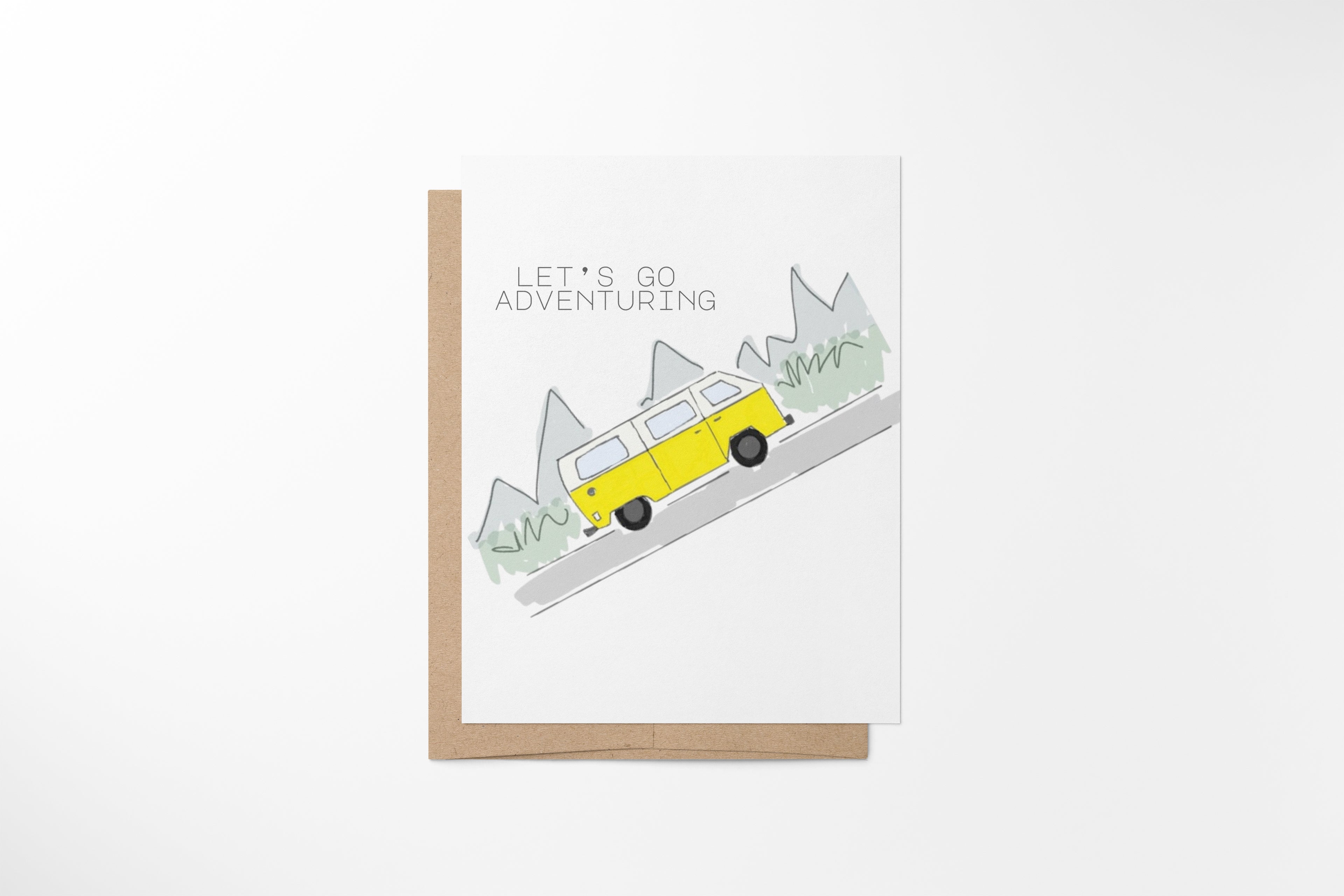 let’s go adventuring card