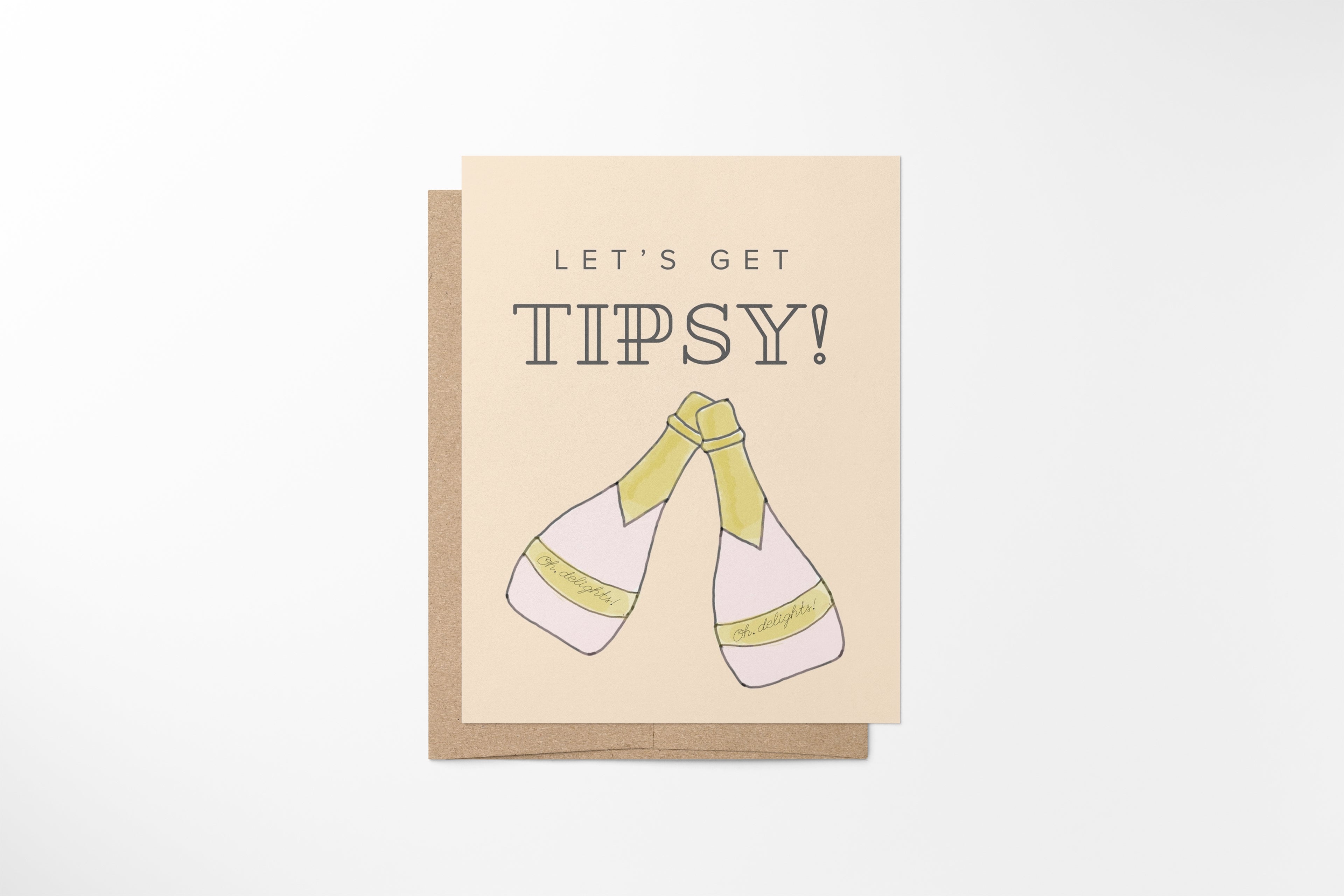 let’s get tipsy card