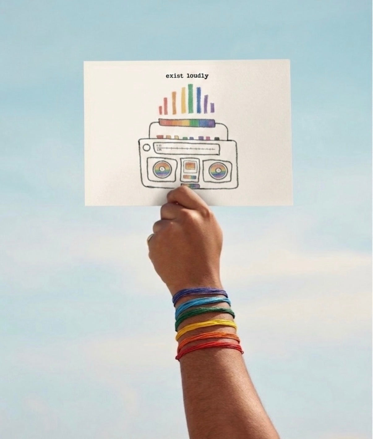 exist loudly  🏳️‍🌈