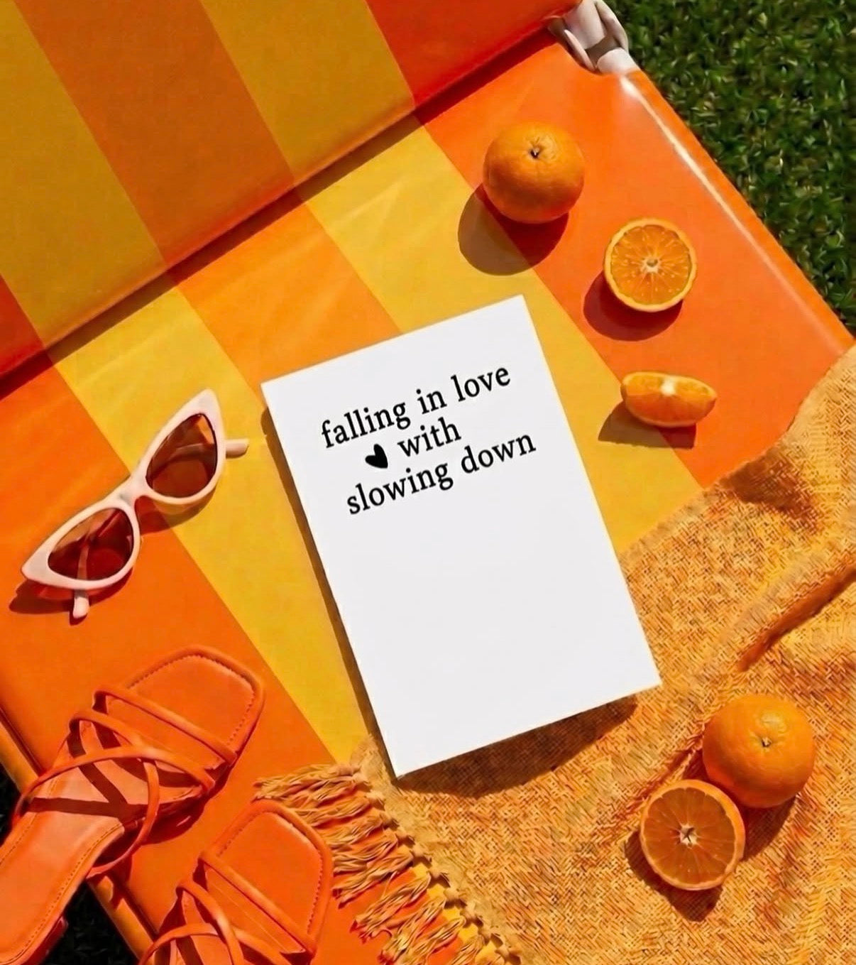 falling in love with slowing down