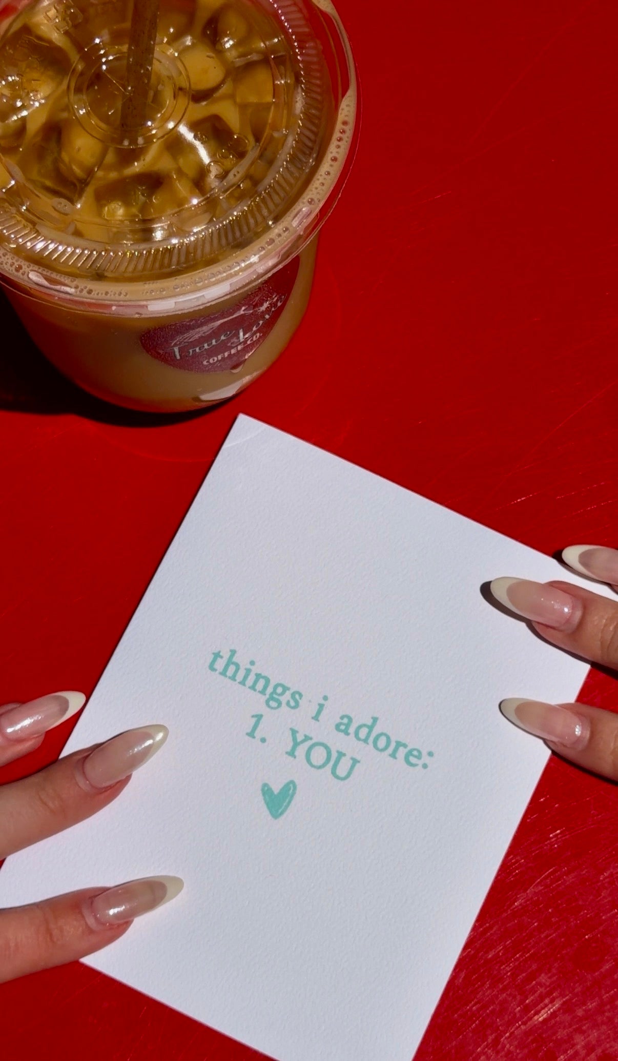 i adore you card
