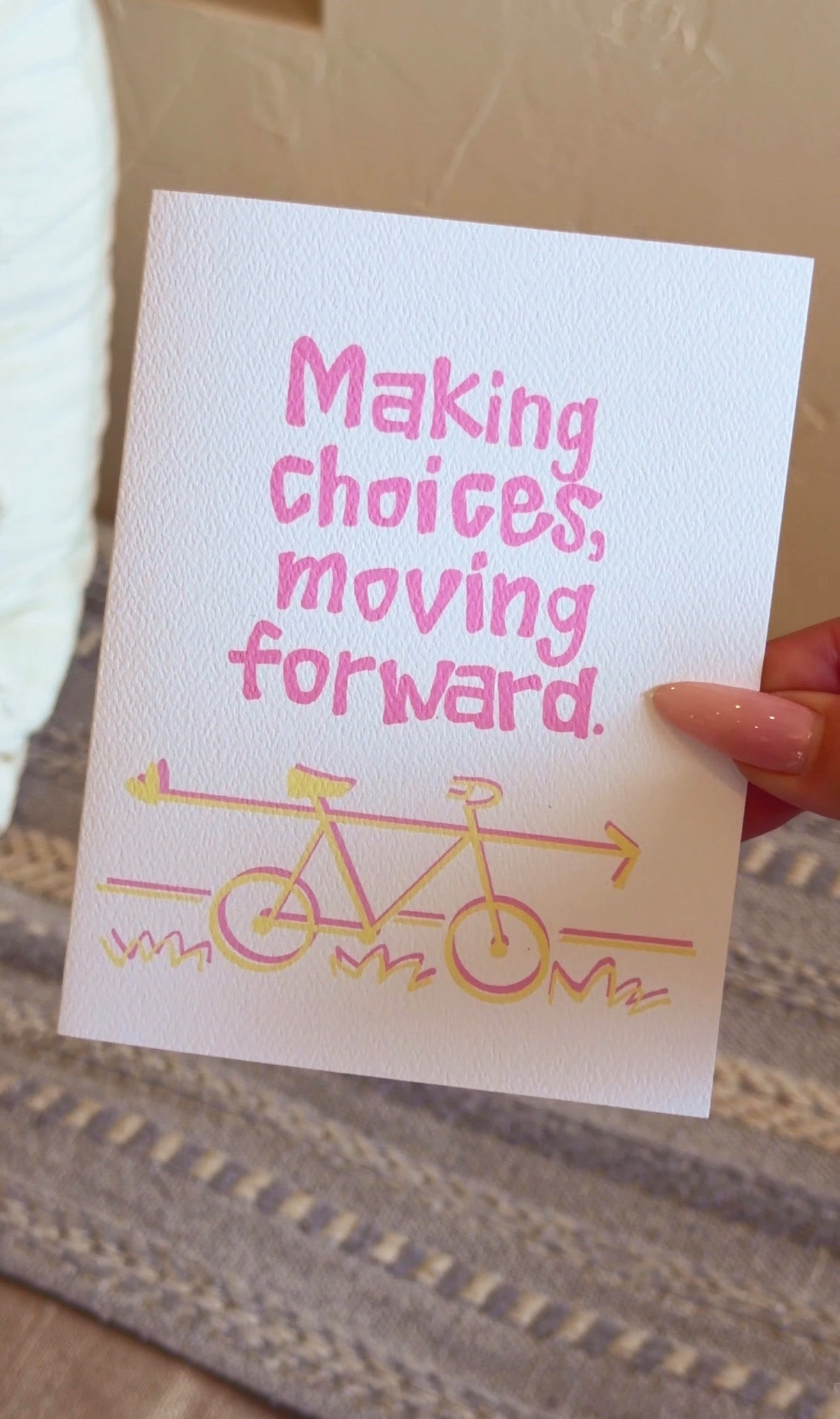 making choices, moving forward