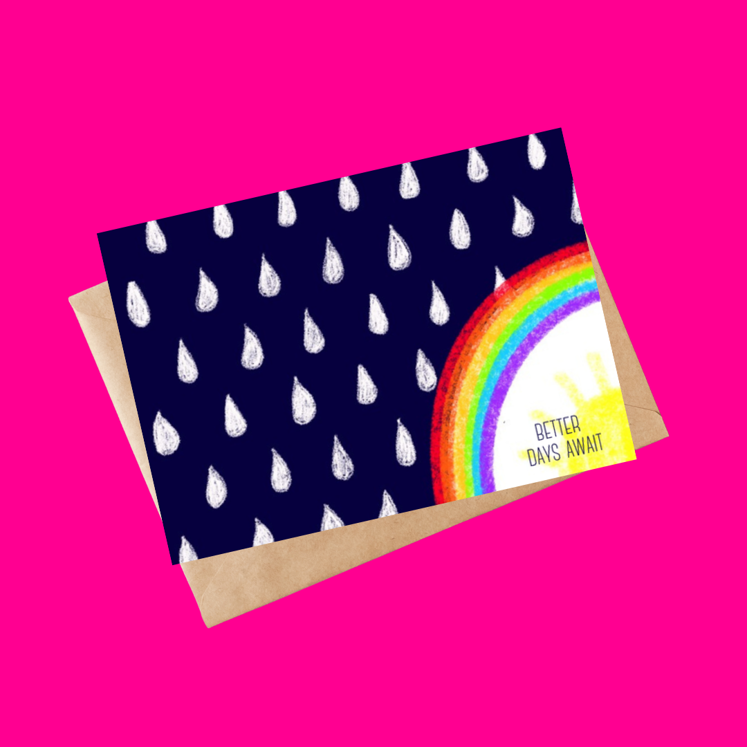 better days await card