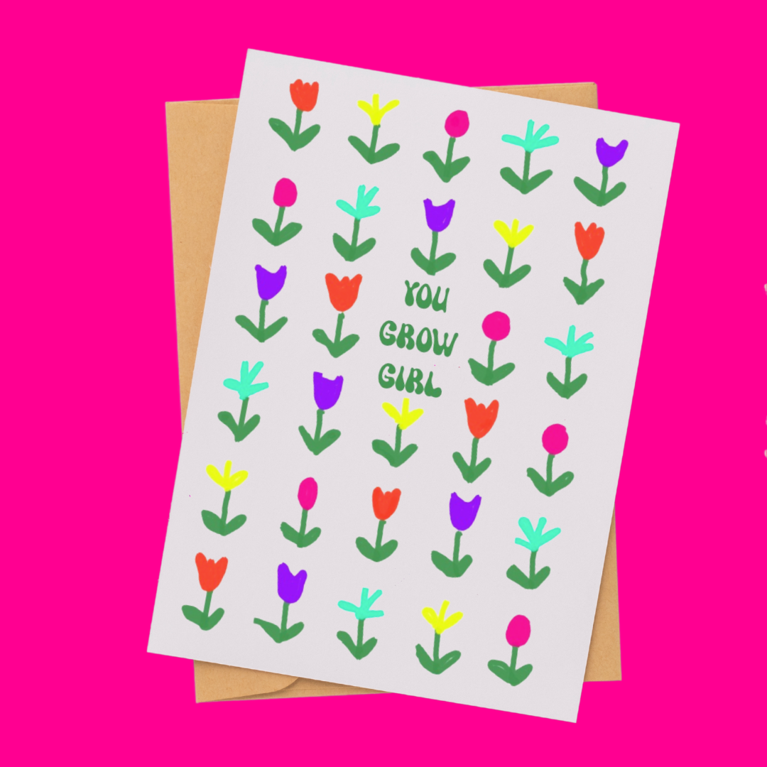 you grow girl card