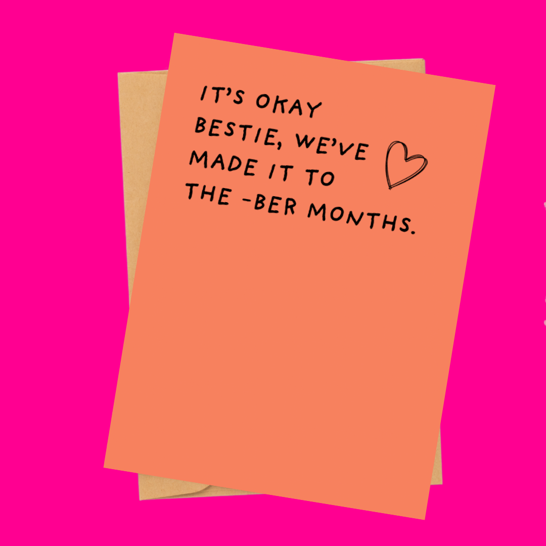 -ber months card